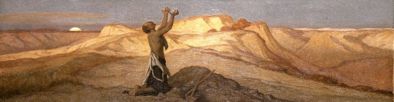 Elihu Vedder Prayer for Death in the Desert